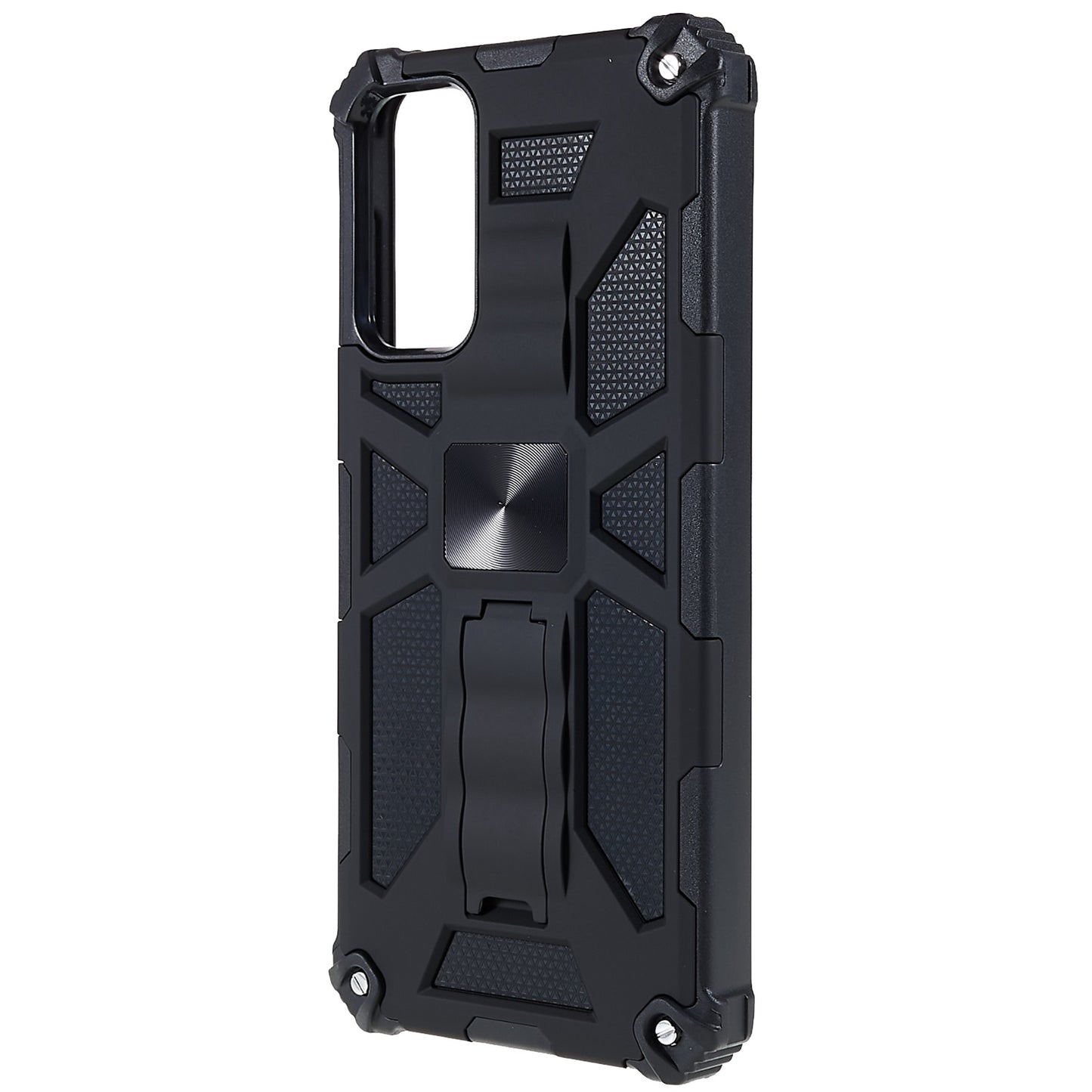 For Samsung Galaxy M23 5G / F23 5G / M13 4G Anti-wear Anti-shock PC and TPU Combo Armor Phone Case Kickstand Hybrid Protective Shell