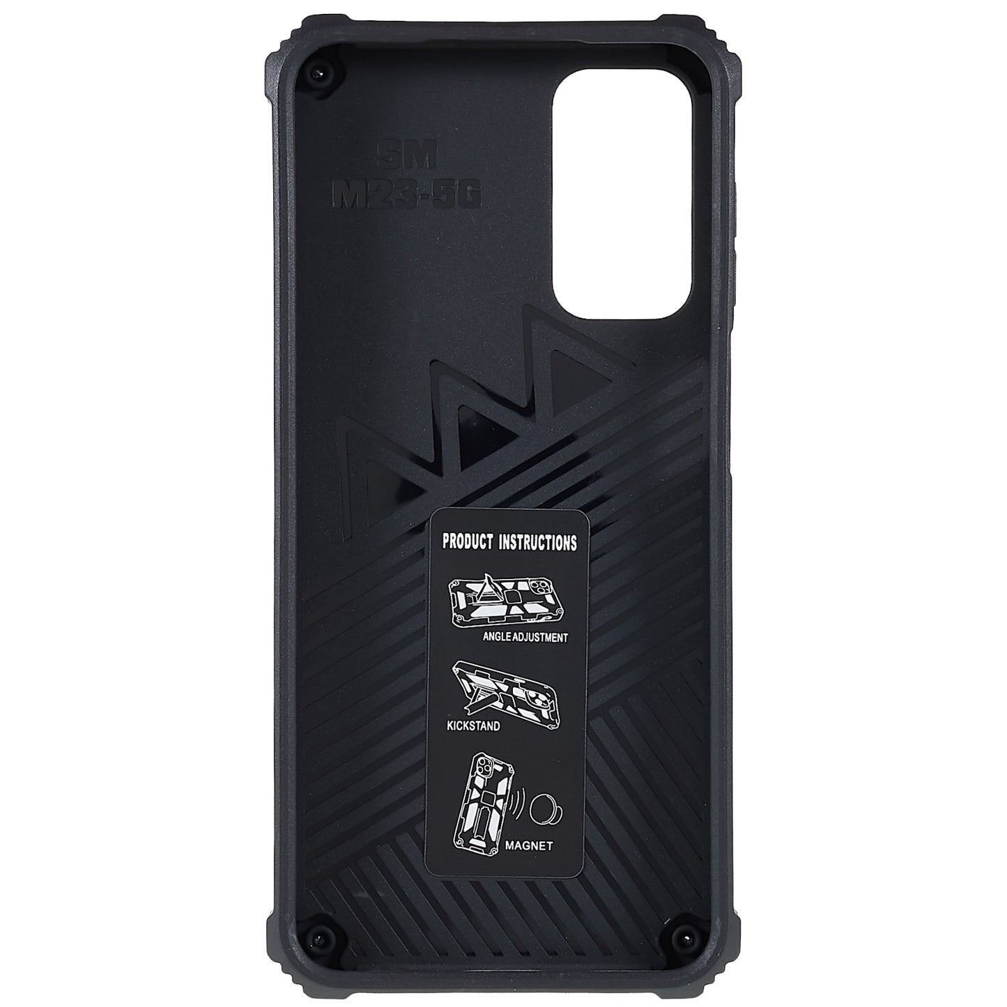 For Samsung Galaxy M23 5G / F23 5G / M13 4G Anti-wear Anti-shock PC and TPU Combo Armor Phone Case Kickstand Hybrid Protective Shell