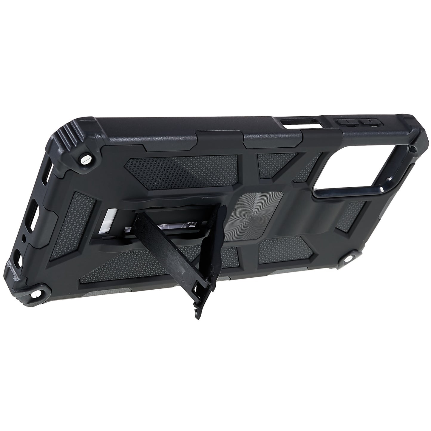 For Samsung Galaxy M23 5G / F23 5G / M13 4G Anti-wear Anti-shock PC and TPU Combo Armor Phone Case Kickstand Hybrid Protective Shell