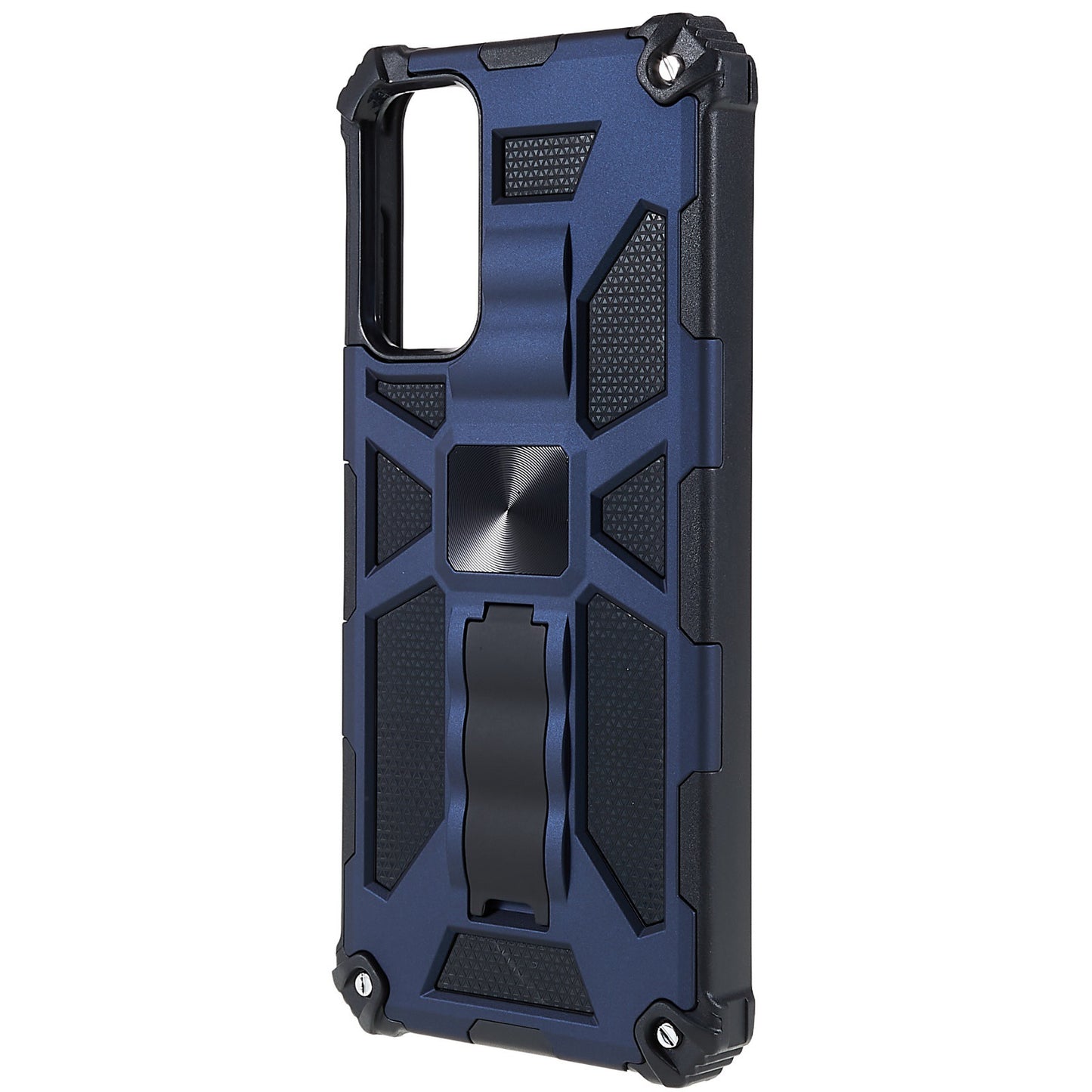 For Samsung Galaxy M23 5G / F23 5G / M13 4G Anti-wear Anti-shock PC and TPU Combo Armor Phone Case Kickstand Hybrid Protective Shell