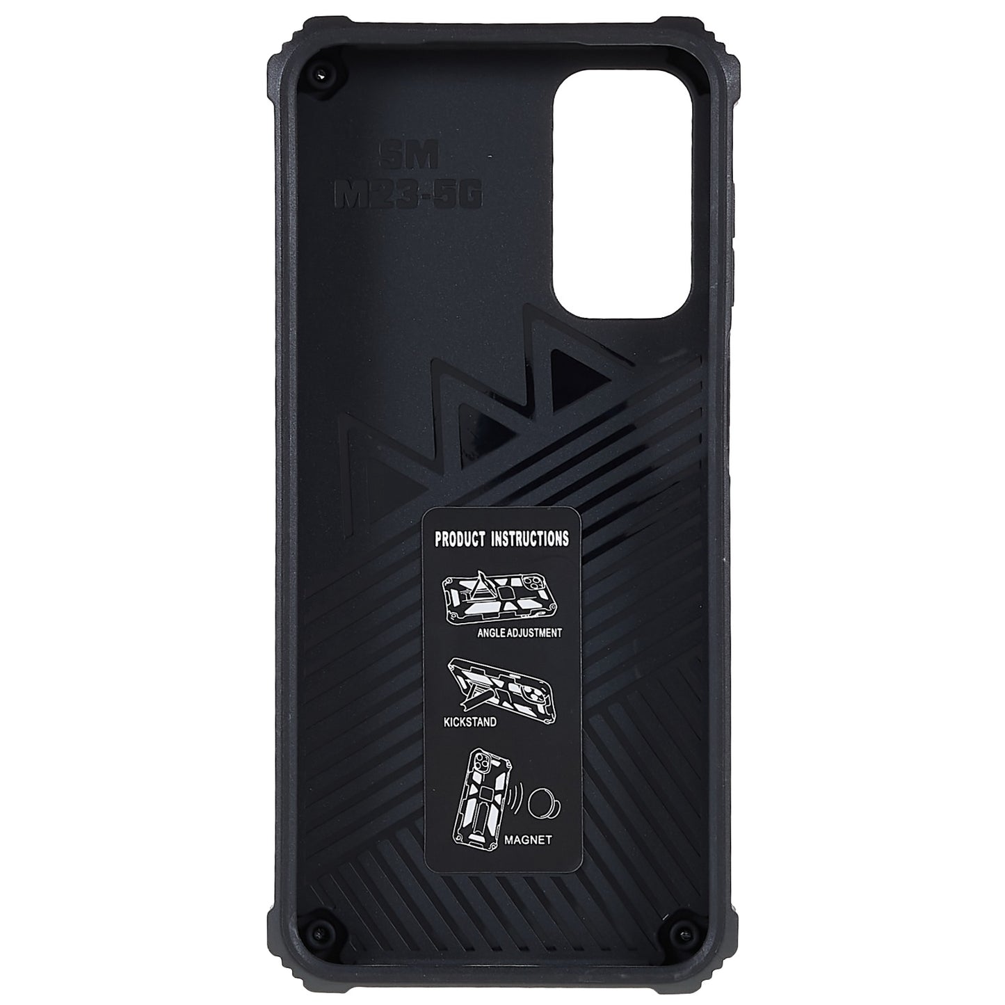 For Samsung Galaxy M23 5G / F23 5G / M13 4G Anti-wear Anti-shock PC and TPU Combo Armor Phone Case Kickstand Hybrid Protective Shell