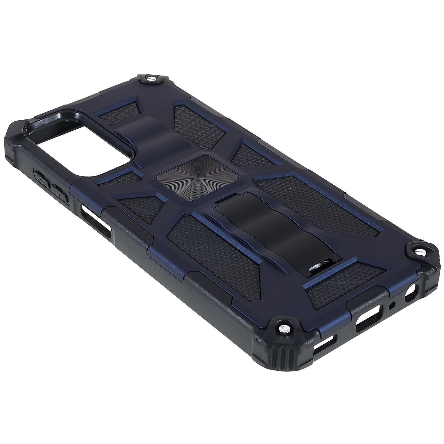 For Samsung Galaxy M23 5G / F23 5G / M13 4G Anti-wear Anti-shock PC and TPU Combo Armor Phone Case Kickstand Hybrid Protective Shell