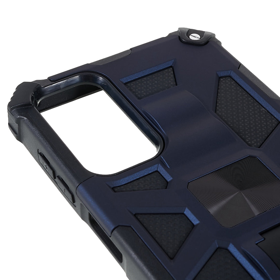For Samsung Galaxy M23 5G / F23 5G / M13 4G Anti-wear Anti-shock PC and TPU Combo Armor Phone Case Kickstand Hybrid Protective Shell