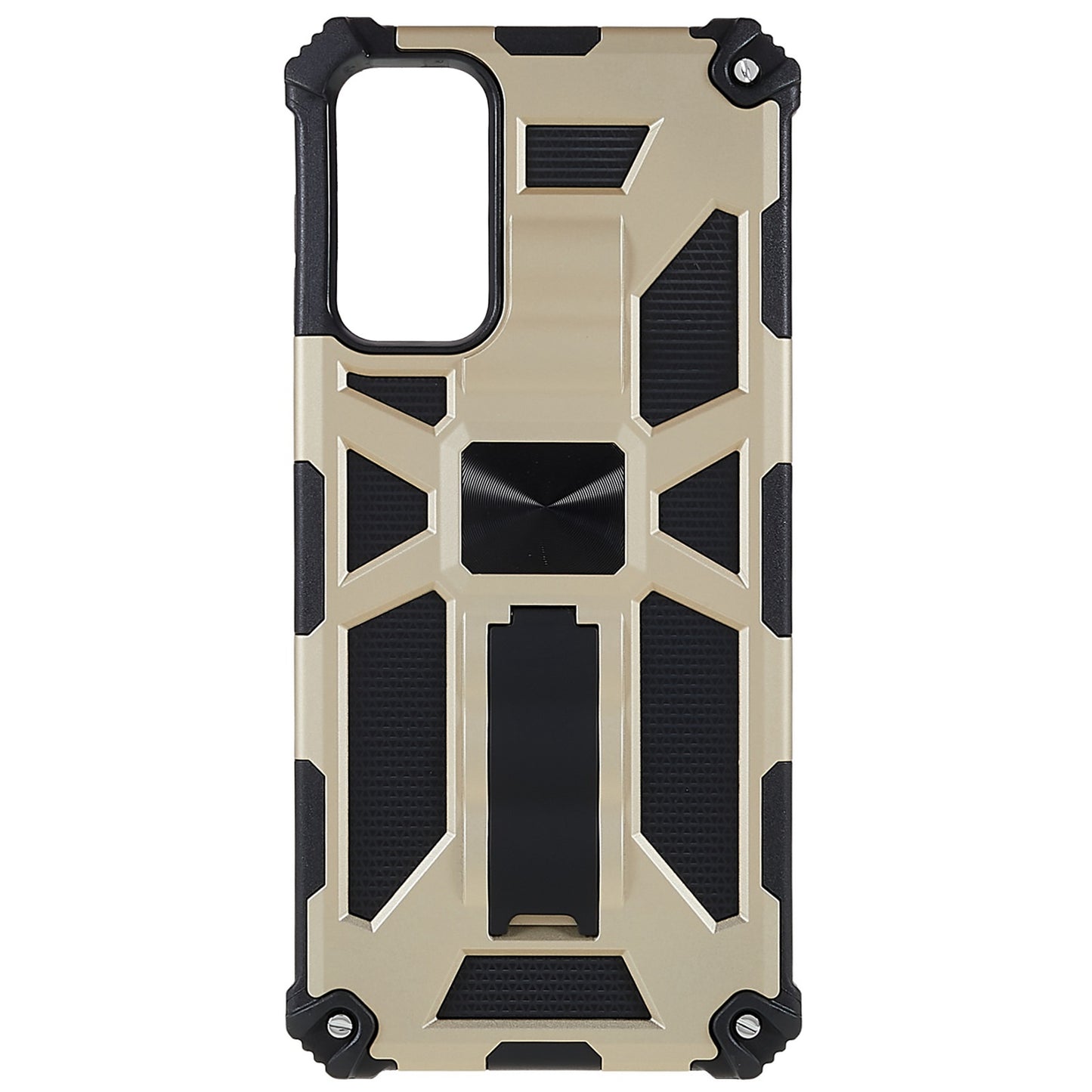 For Samsung Galaxy M23 5G / F23 5G / M13 4G Anti-wear Anti-shock PC and TPU Combo Armor Phone Case Kickstand Hybrid Protective Shell