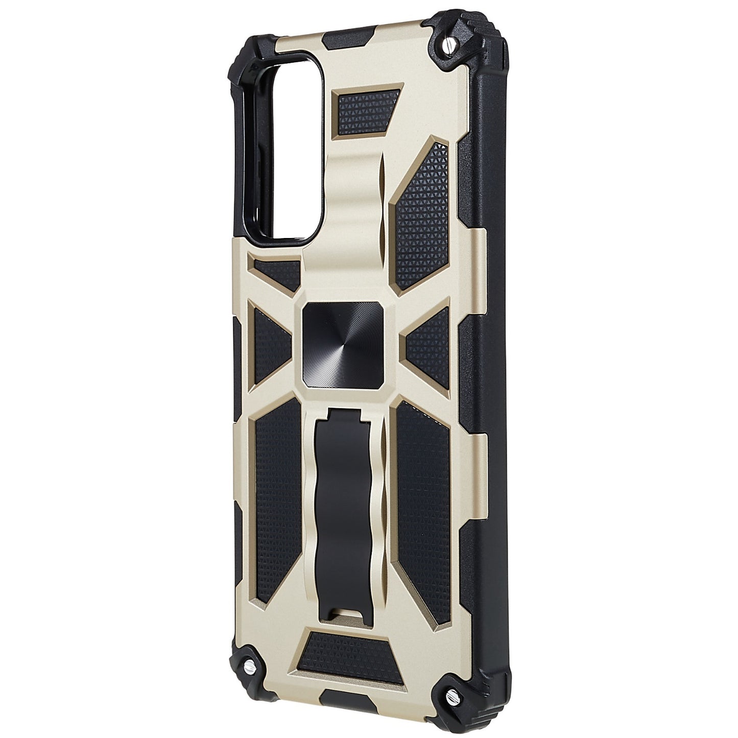 For Samsung Galaxy M23 5G / F23 5G / M13 4G Anti-wear Anti-shock PC and TPU Combo Armor Phone Case Kickstand Hybrid Protective Shell