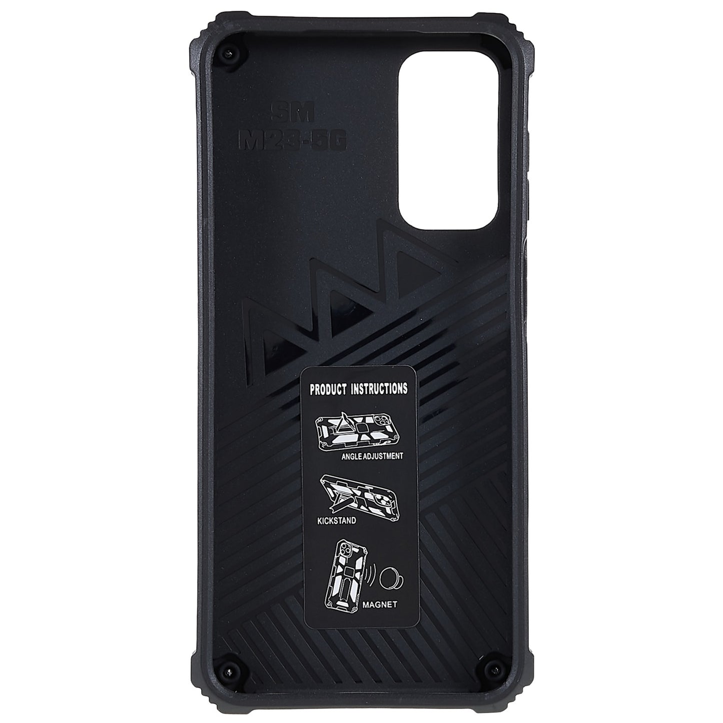 For Samsung Galaxy M23 5G / F23 5G / M13 4G Anti-wear Anti-shock PC and TPU Combo Armor Phone Case Kickstand Hybrid Protective Shell