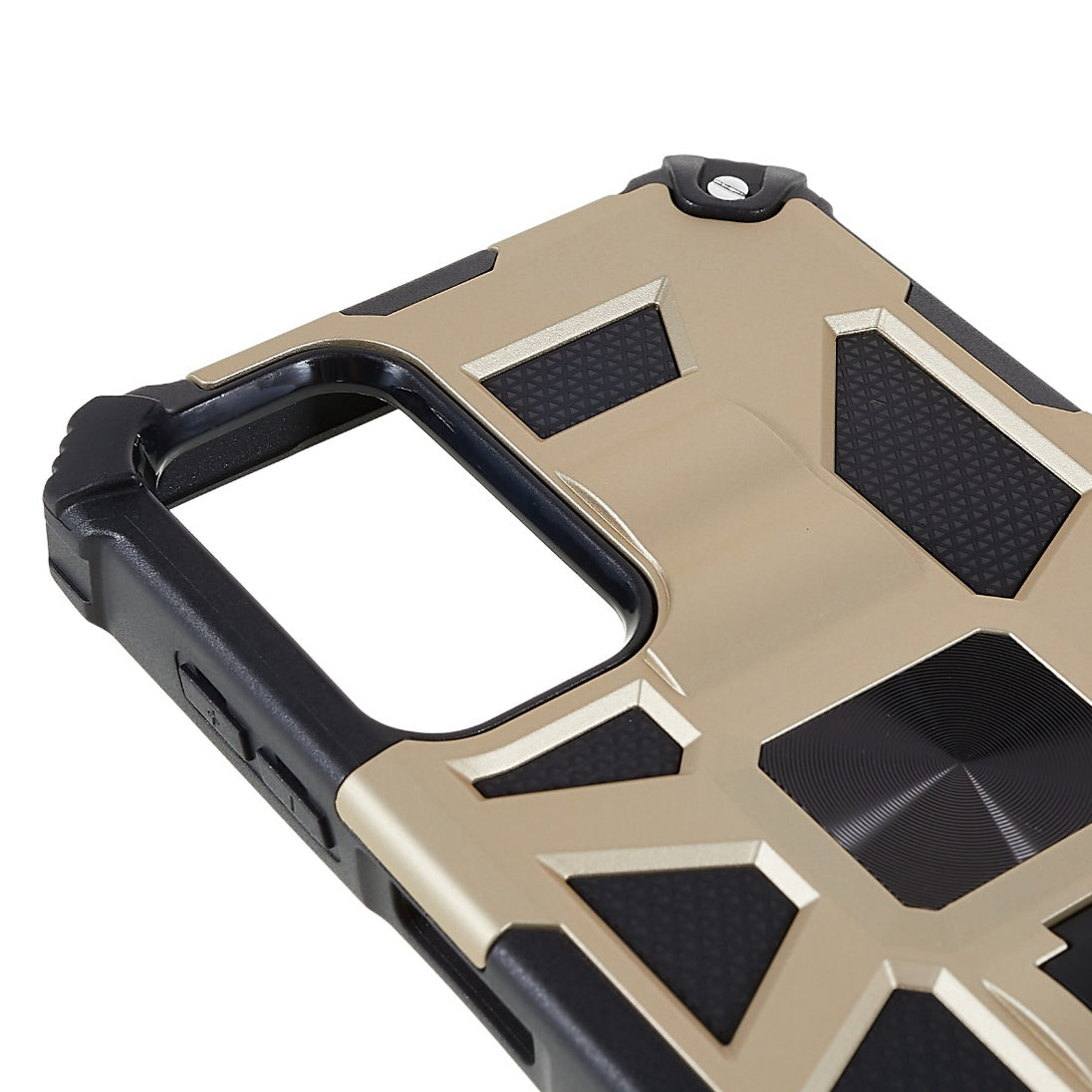 For Samsung Galaxy M23 5G / F23 5G / M13 4G Anti-wear Anti-shock PC and TPU Combo Armor Phone Case Kickstand Hybrid Protective Shell
