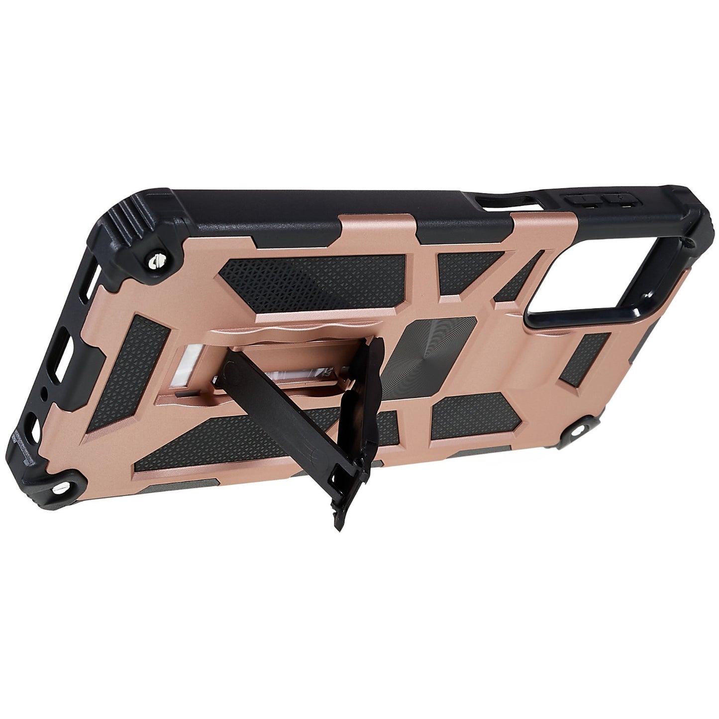 For Samsung Galaxy M23 5G / F23 5G / M13 4G Anti-wear Anti-shock PC and TPU Combo Armor Phone Case Kickstand Hybrid Protective Shell