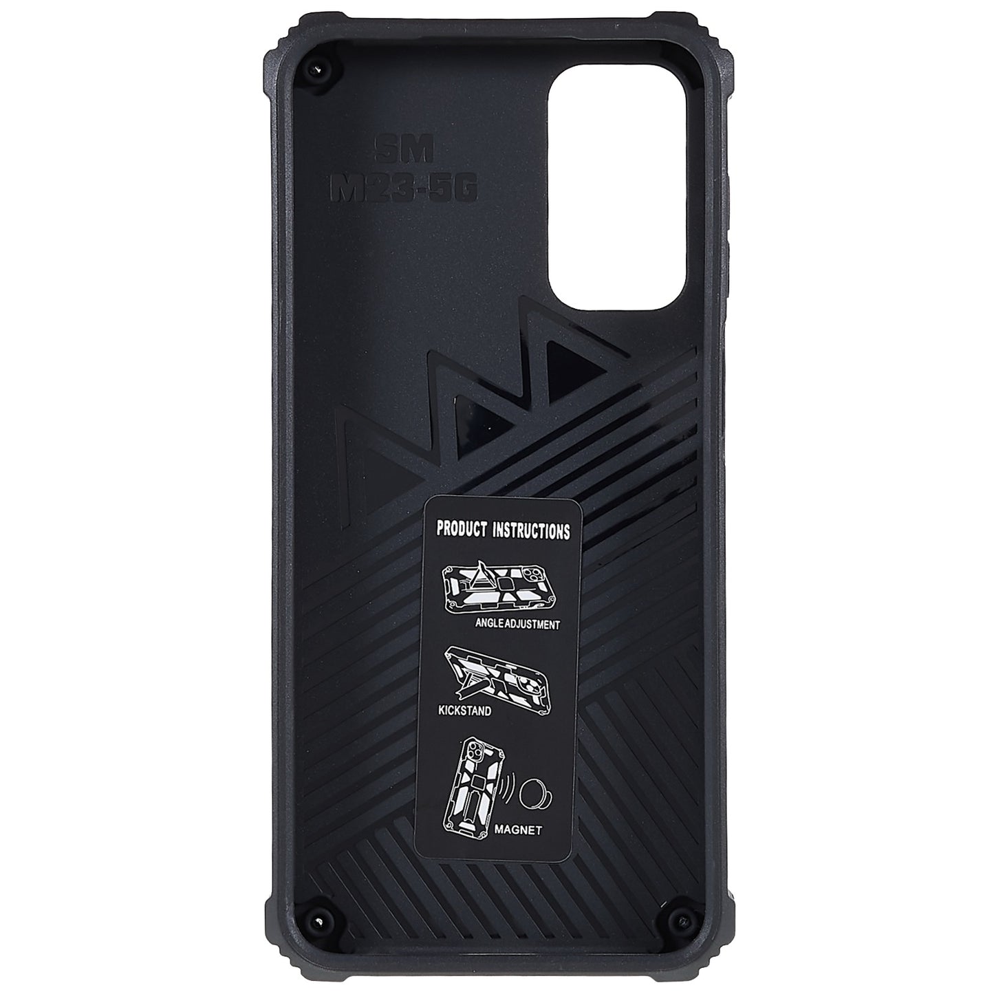 For Samsung Galaxy M23 5G / F23 5G / M13 4G Anti-wear Anti-shock PC and TPU Combo Armor Phone Case Kickstand Hybrid Protective Shell