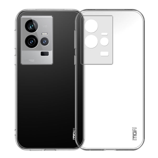 MOFI Phone Case for vivo iQOO 11 5G, Drop-proof Transparent Protective Soft TPU Mobile Phone Cover
