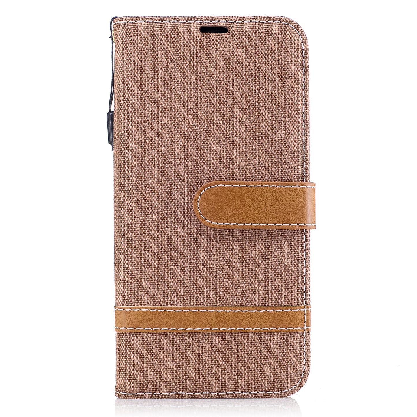Two-tone Jean Cloth PU Leather Wallet Stand Case for Samsung Galaxy J5 (2017) J530 EU Version