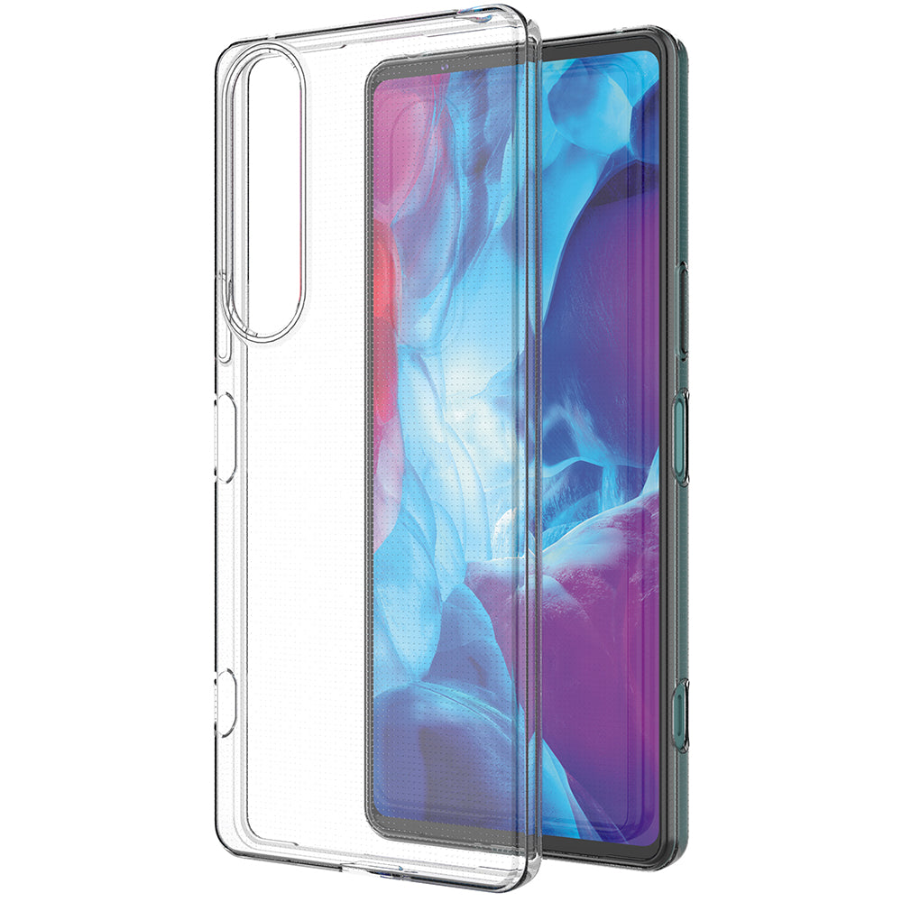 For Sony Xperia 1 IV TPU Phone Case Bag Super Transparent Ultra Thin Protective Phone Cover