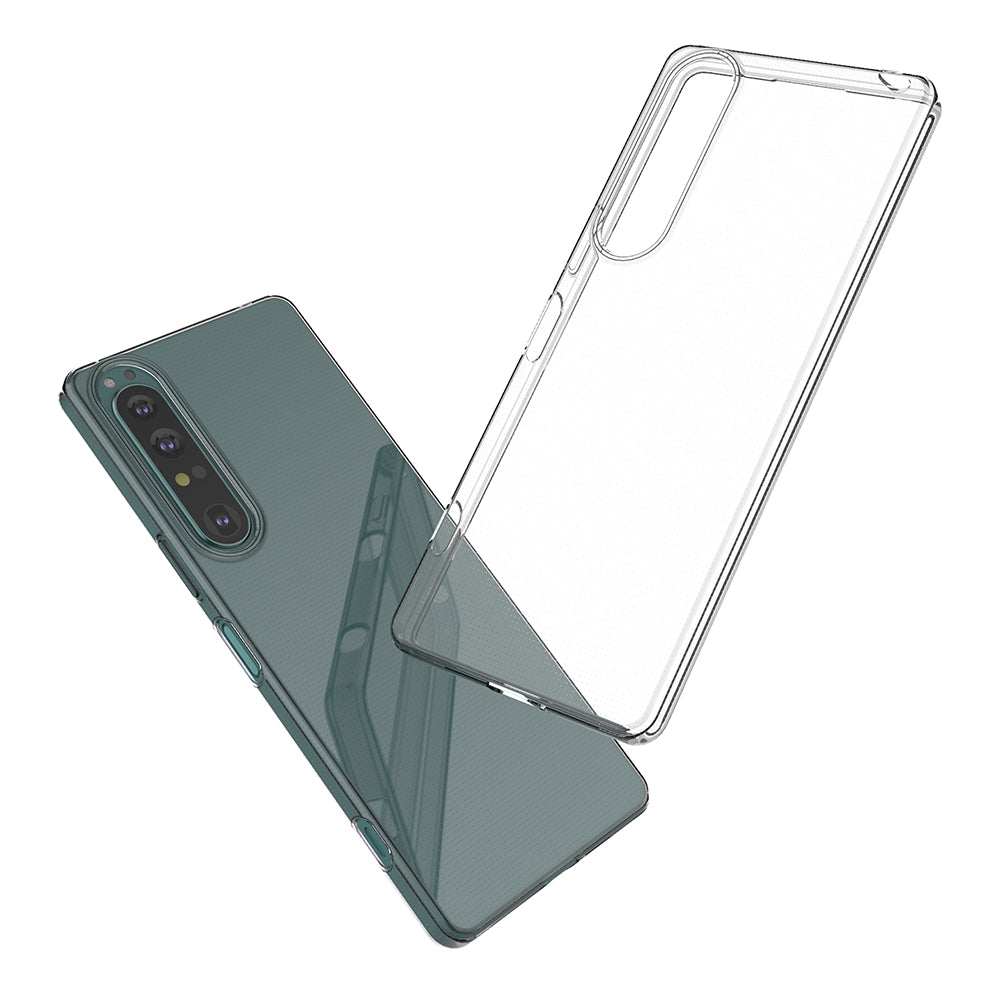 For Sony Xperia 1 IV TPU Phone Case Bag Super Transparent Ultra Thin Protective Phone Cover