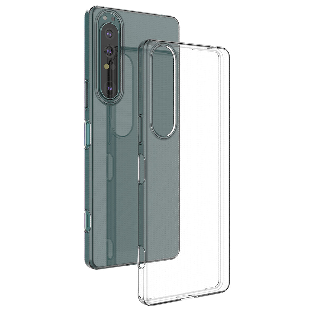 For Sony Xperia 1 IV TPU Phone Case Bag Super Transparent Ultra Thin Protective Phone Cover
