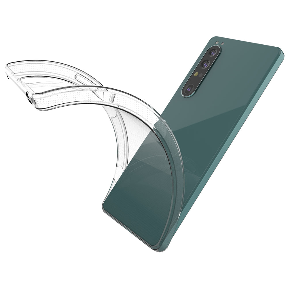 For Sony Xperia 1 IV TPU Phone Case Bag Super Transparent Ultra Thin Protective Phone Cover