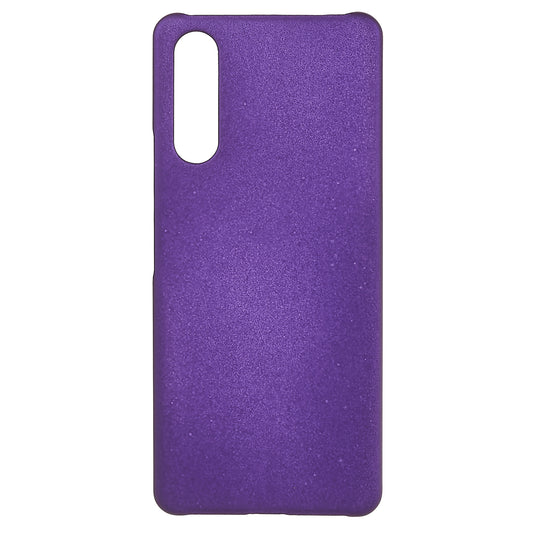 For Sony Xperia 10 IV Ultra-slim Mobile Phone Back Case Hard PC Glossy Surface Rubberized Cover