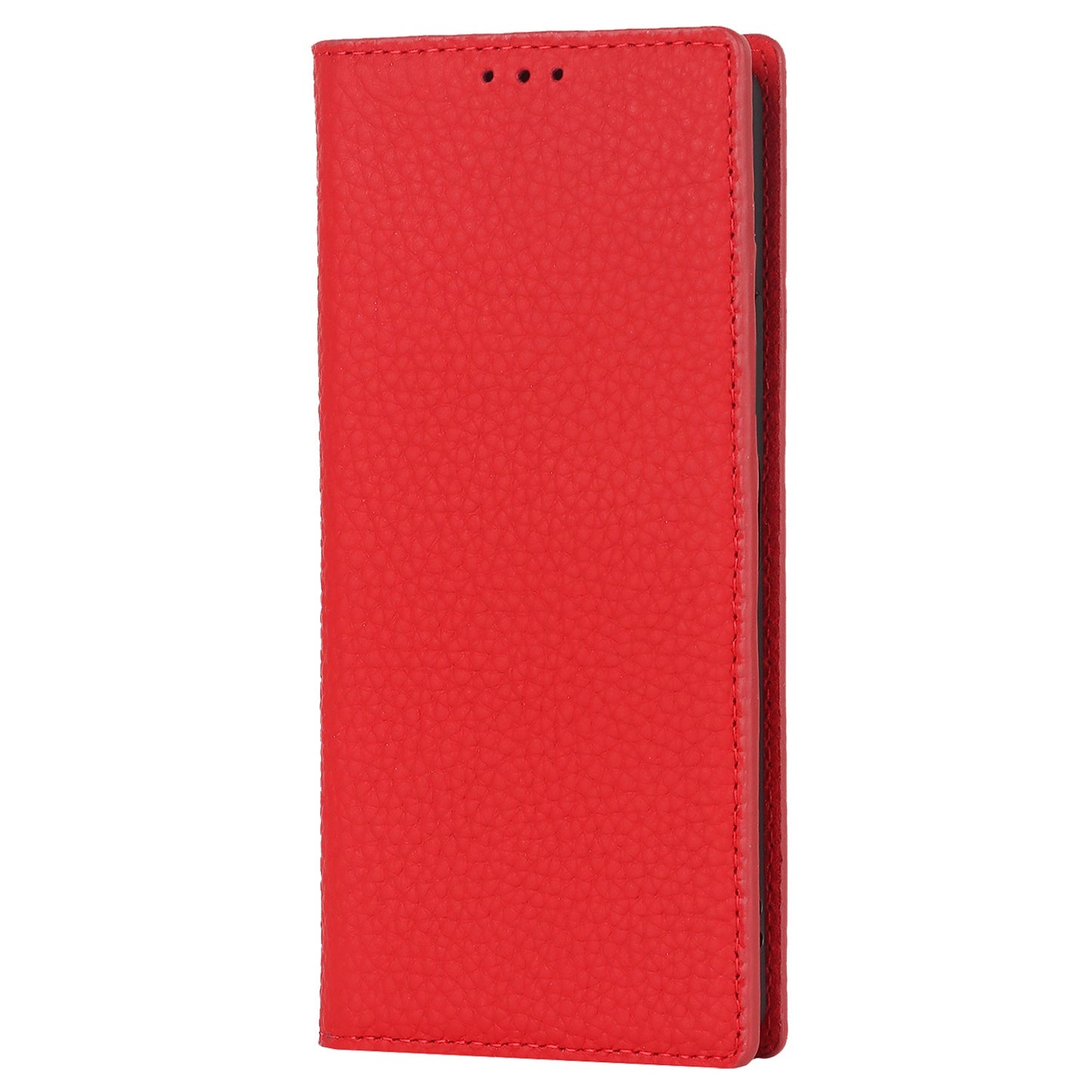 For Sony Xperia 10 IV 5G Shockproof Genuine Leather Case Litchi Texture Wallet Stand Anti-scratch Phone Shell with Hand Strap