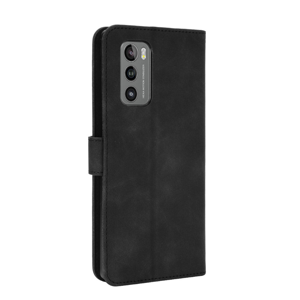 Skin-touch PU Leather Wallet Cell Phone Case for LG Wing 5G