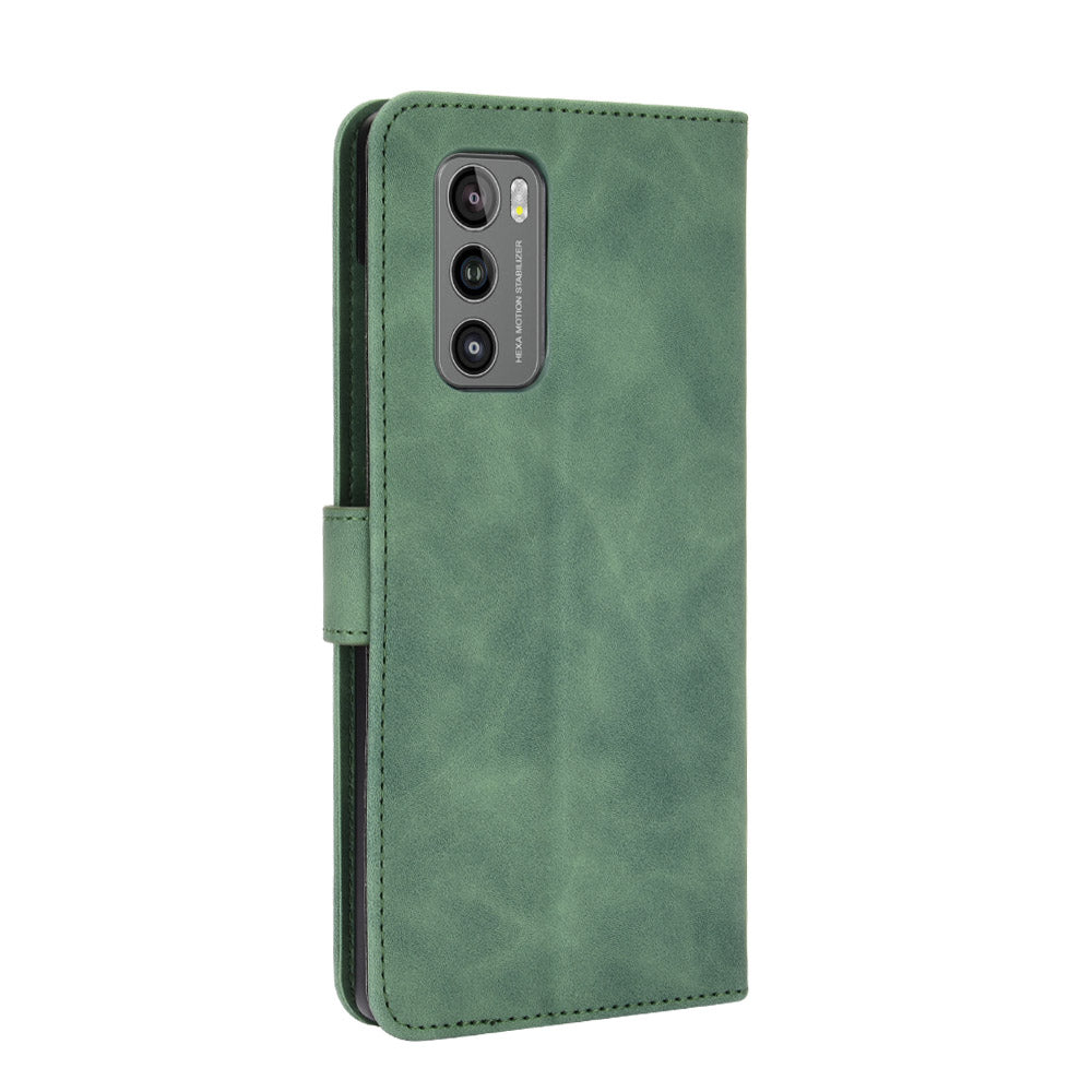 Skin-touch PU Leather Wallet Cell Phone Case for LG Wing 5G