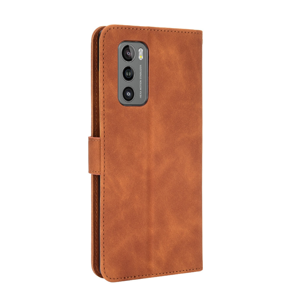 Skin-touch PU Leather Wallet Cell Phone Case for LG Wing 5G