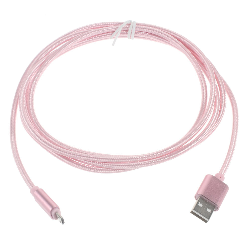 2m Woven Micro USB Data Sync Charge Cable for Samsung LG HTC Huawei etc