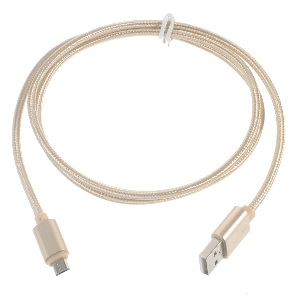 2m Woven Micro USB Data Sync Charge Cable for Samsung LG HTC Huawei etc