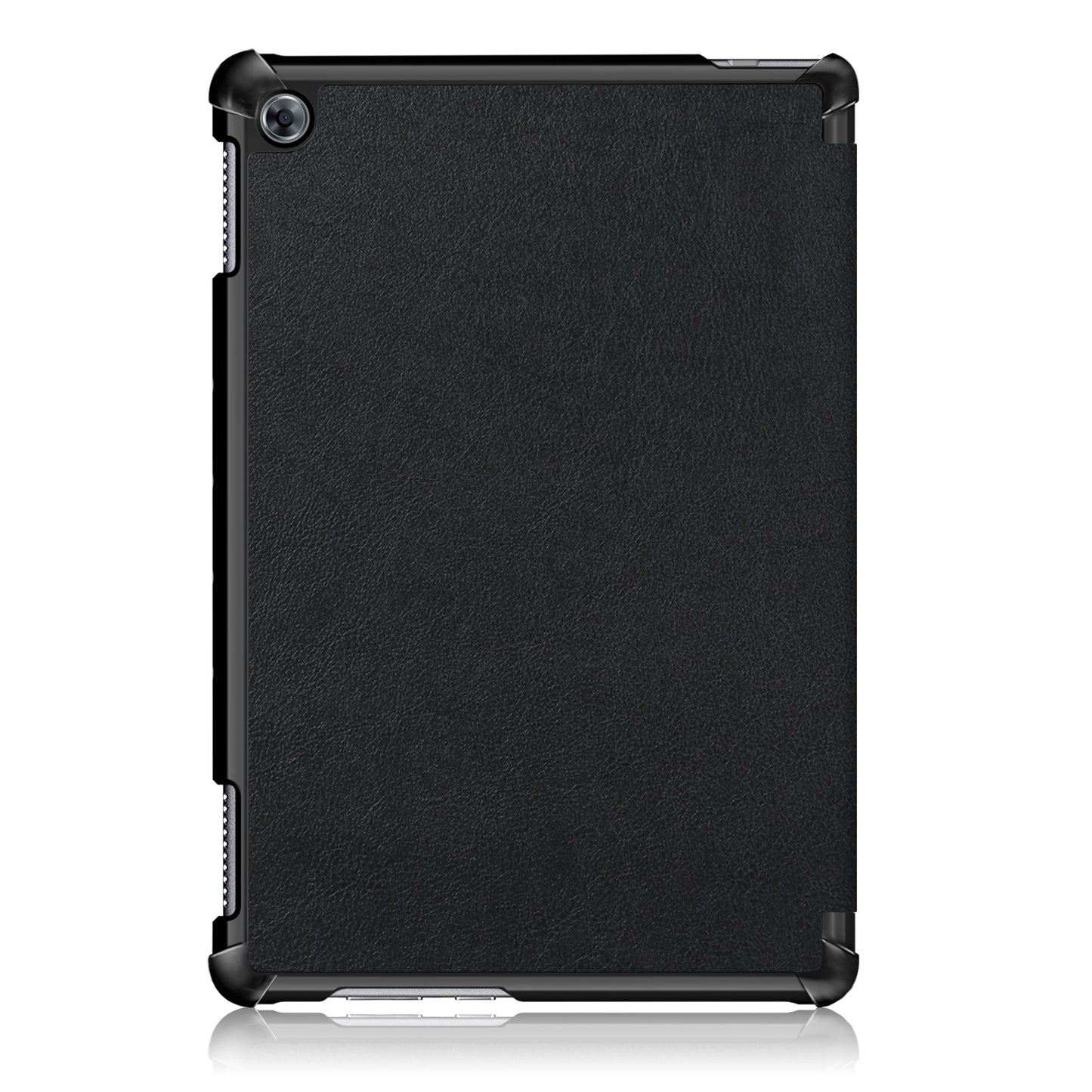For Huawei Mediapad M5 Lite 10.1 Tri-fold Stand Auto-wake / sleep Smart Leather Case