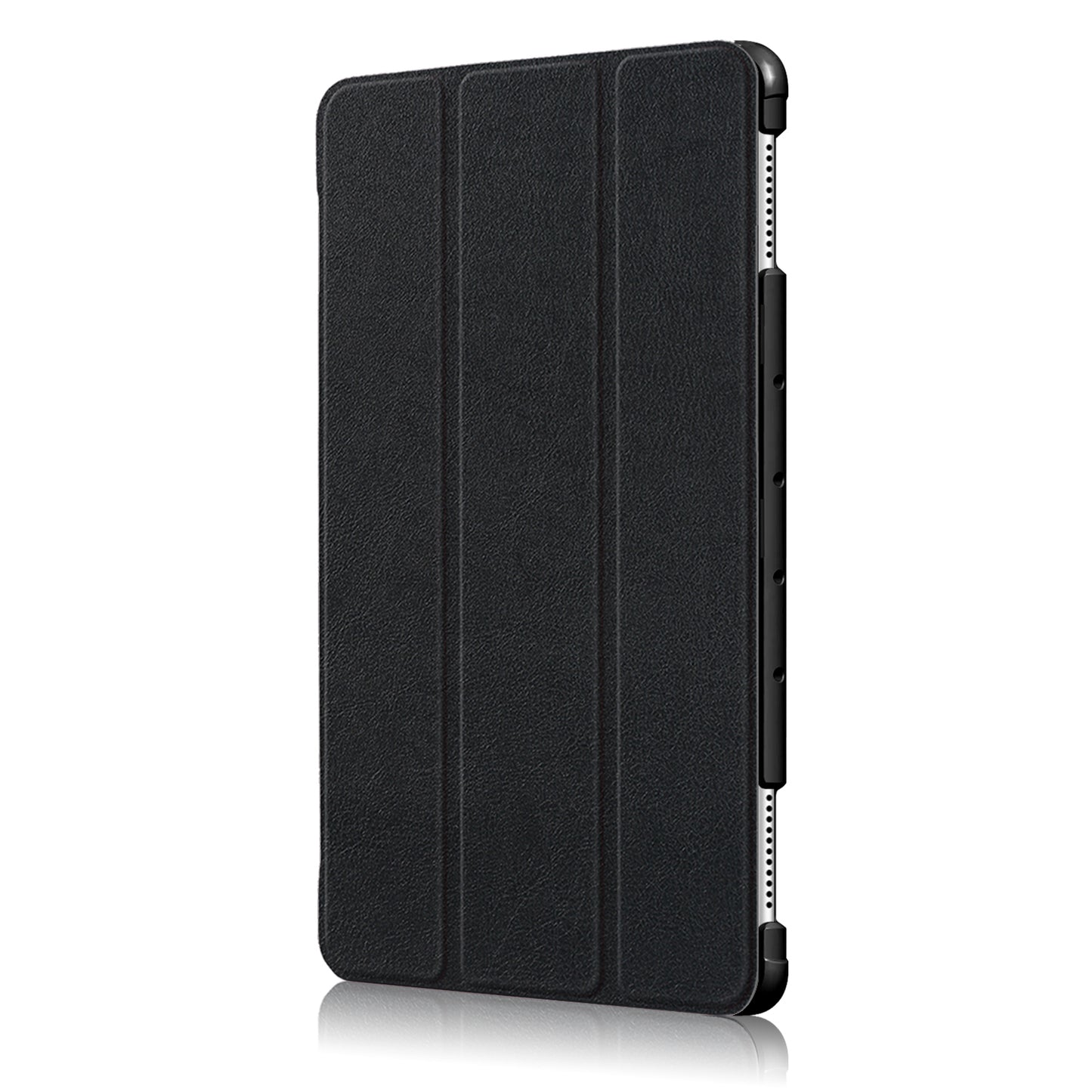 For Huawei Mediapad M5 Lite 10.1 Tri-fold Stand Auto-wake / sleep Smart Leather Case