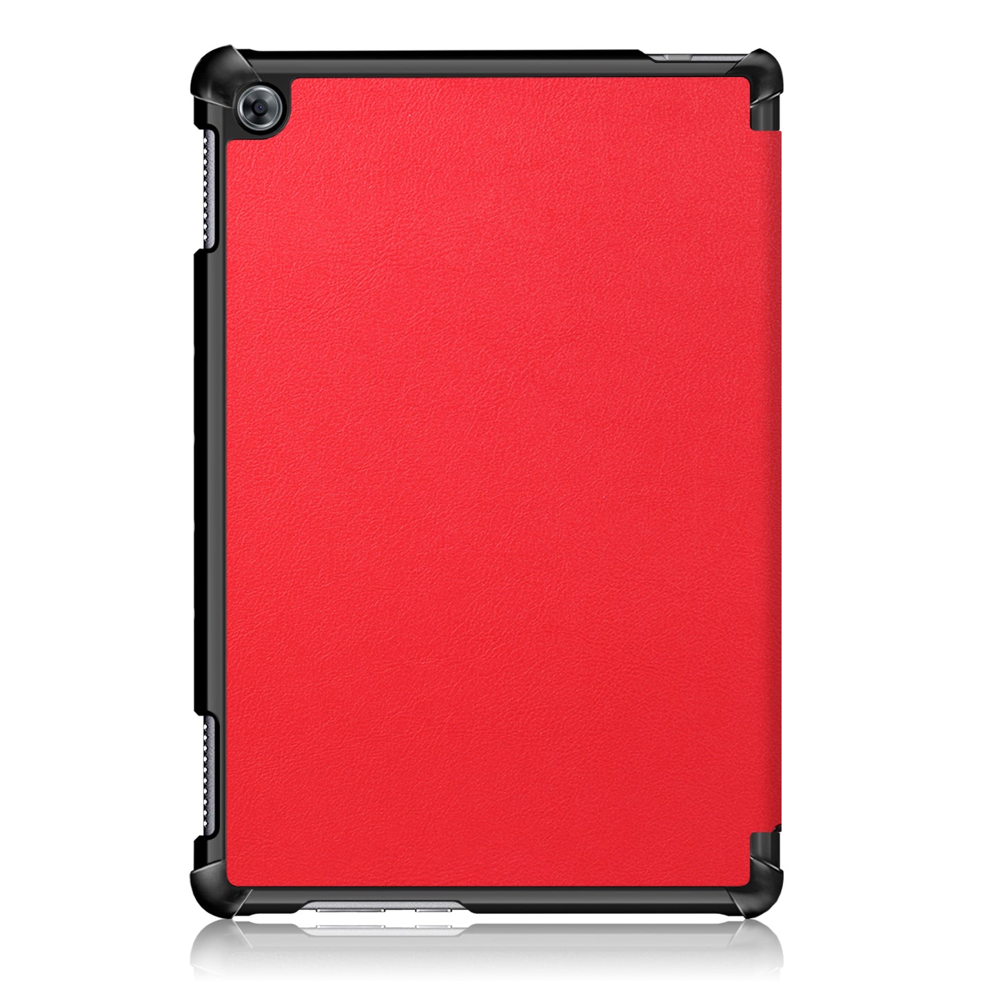 For Huawei Mediapad M5 Lite 10.1 Tri-fold Stand Auto-wake / sleep Smart Leather Case