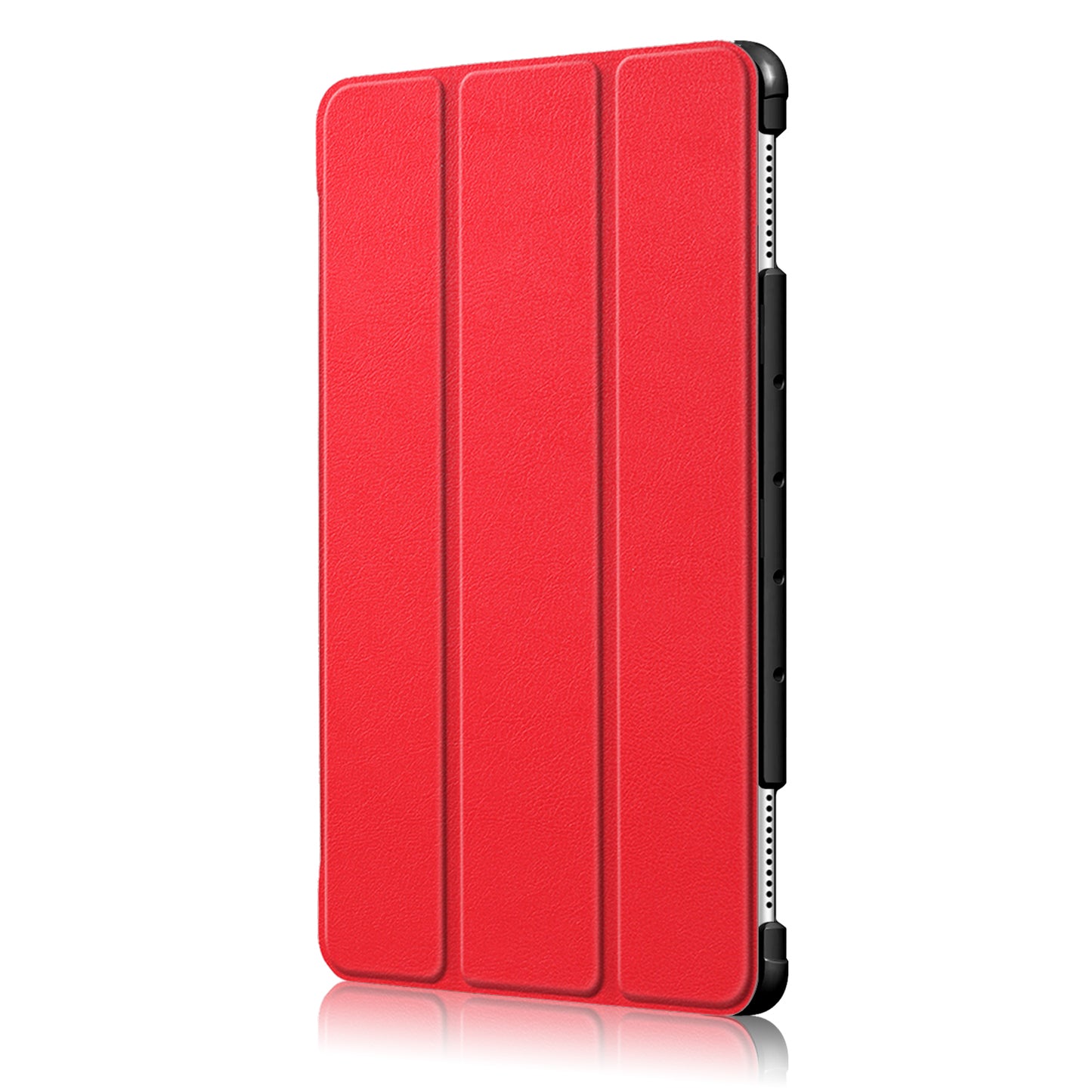 For Huawei Mediapad M5 Lite 10.1 Tri-fold Stand Auto-wake / sleep Smart Leather Case