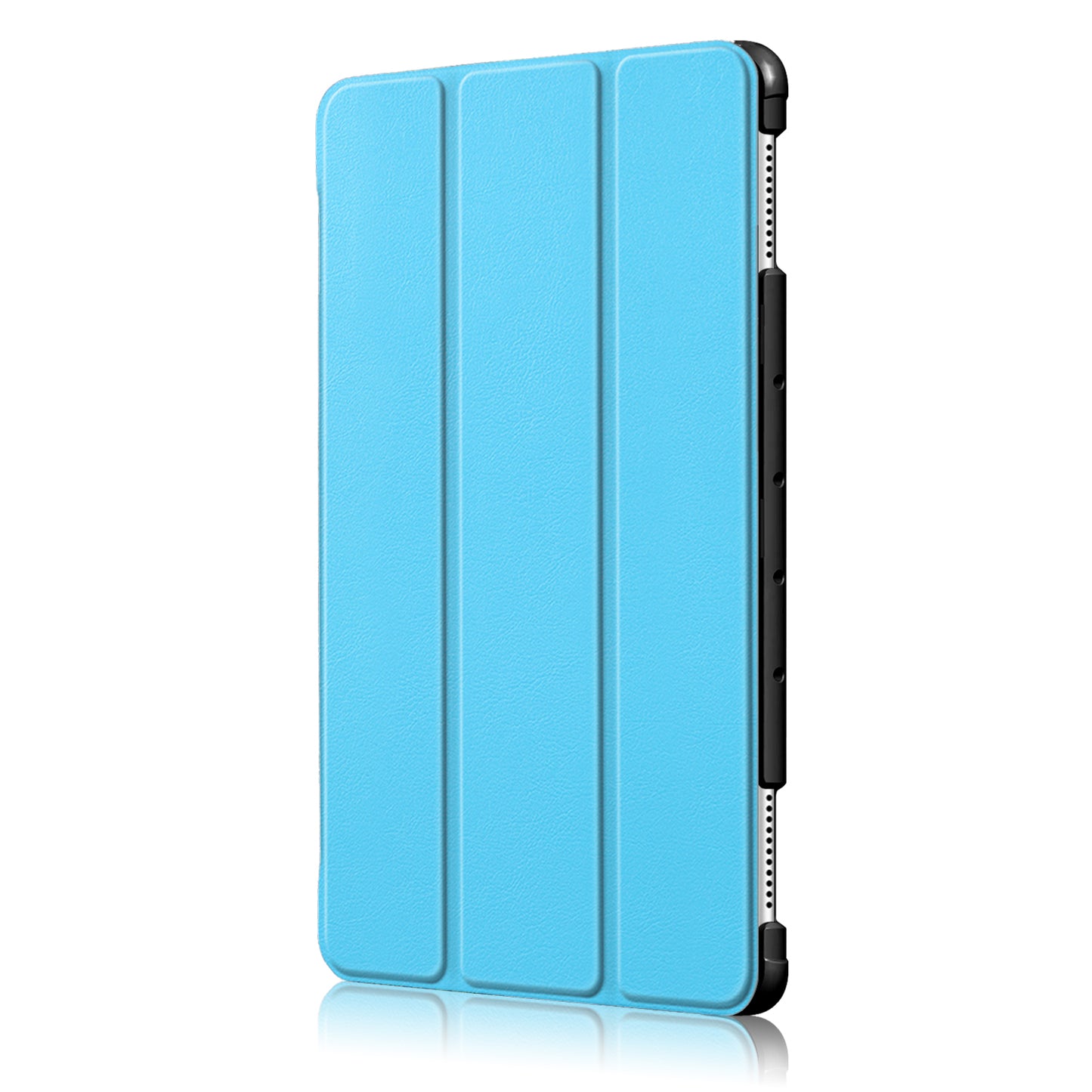 For Huawei Mediapad M5 Lite 10.1 Tri-fold Stand Auto-wake / sleep Smart Leather Case