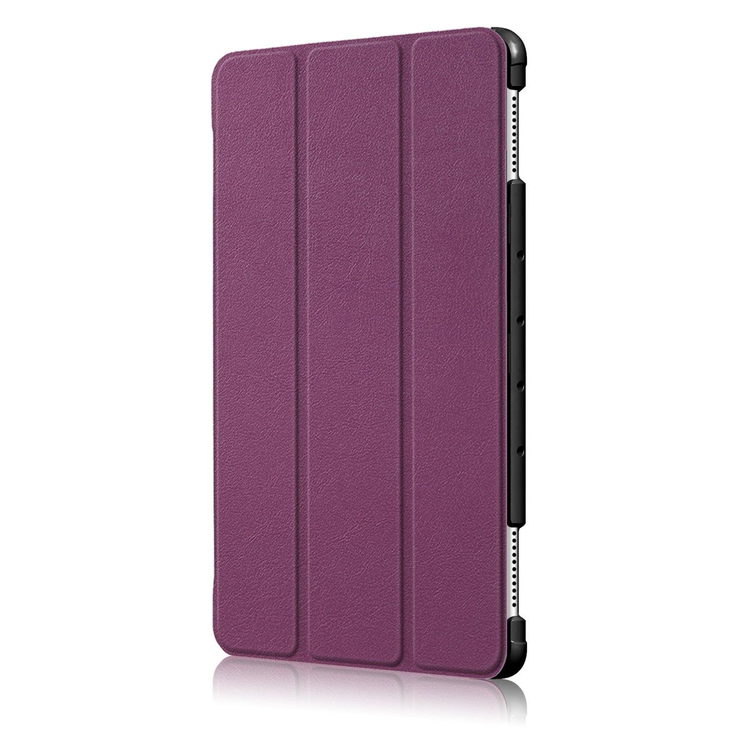 For Huawei Mediapad M5 Lite 10.1 Tri-fold Stand Auto-wake / sleep Smart Leather Case