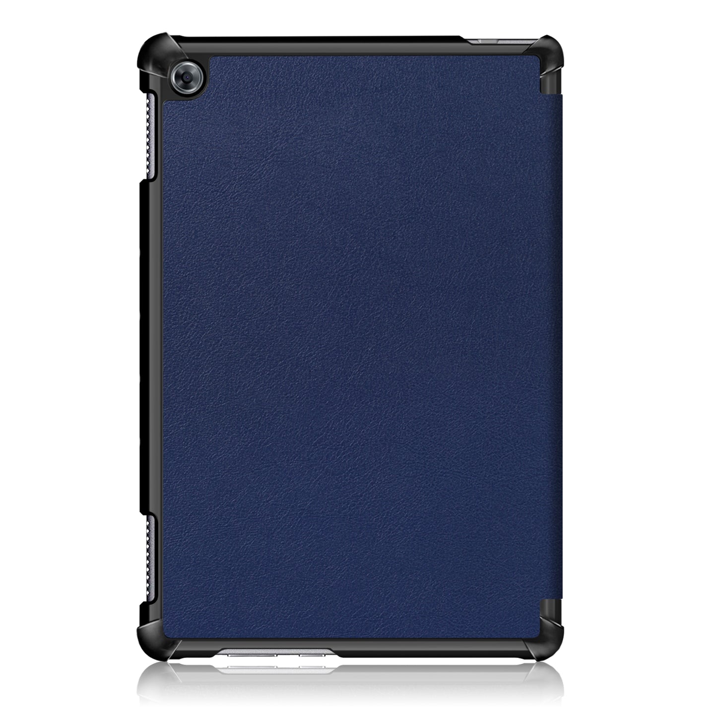 For Huawei Mediapad M5 Lite 10.1 Tri-fold Stand Auto-wake / sleep Smart Leather Case