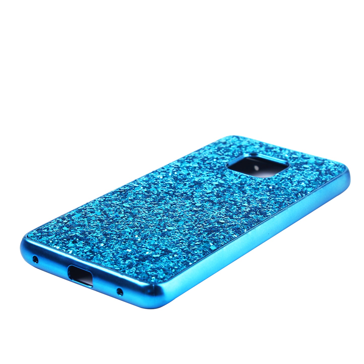 Electroplating Flash Powder PC + TPU Hybrid Mobile Casing for Huawei Mate 20 Pro
