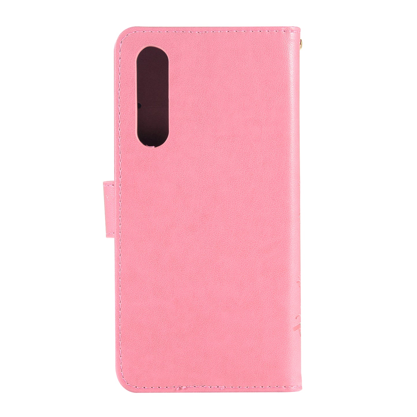 For Huawei P30 Imprint Butterfly Flower Leather Wallet Case with Strap