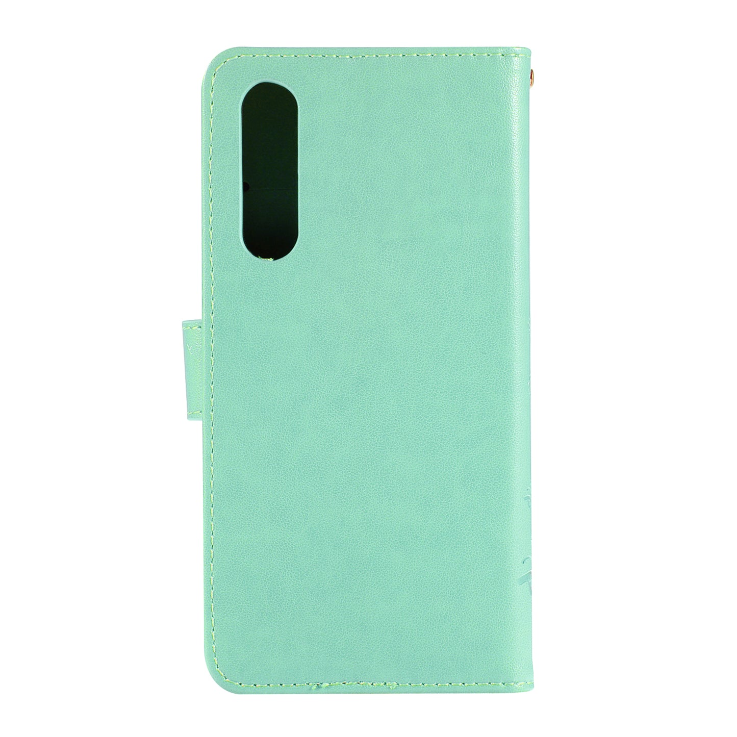 For Huawei P30 Imprint Butterfly Flower Leather Wallet Case with Strap