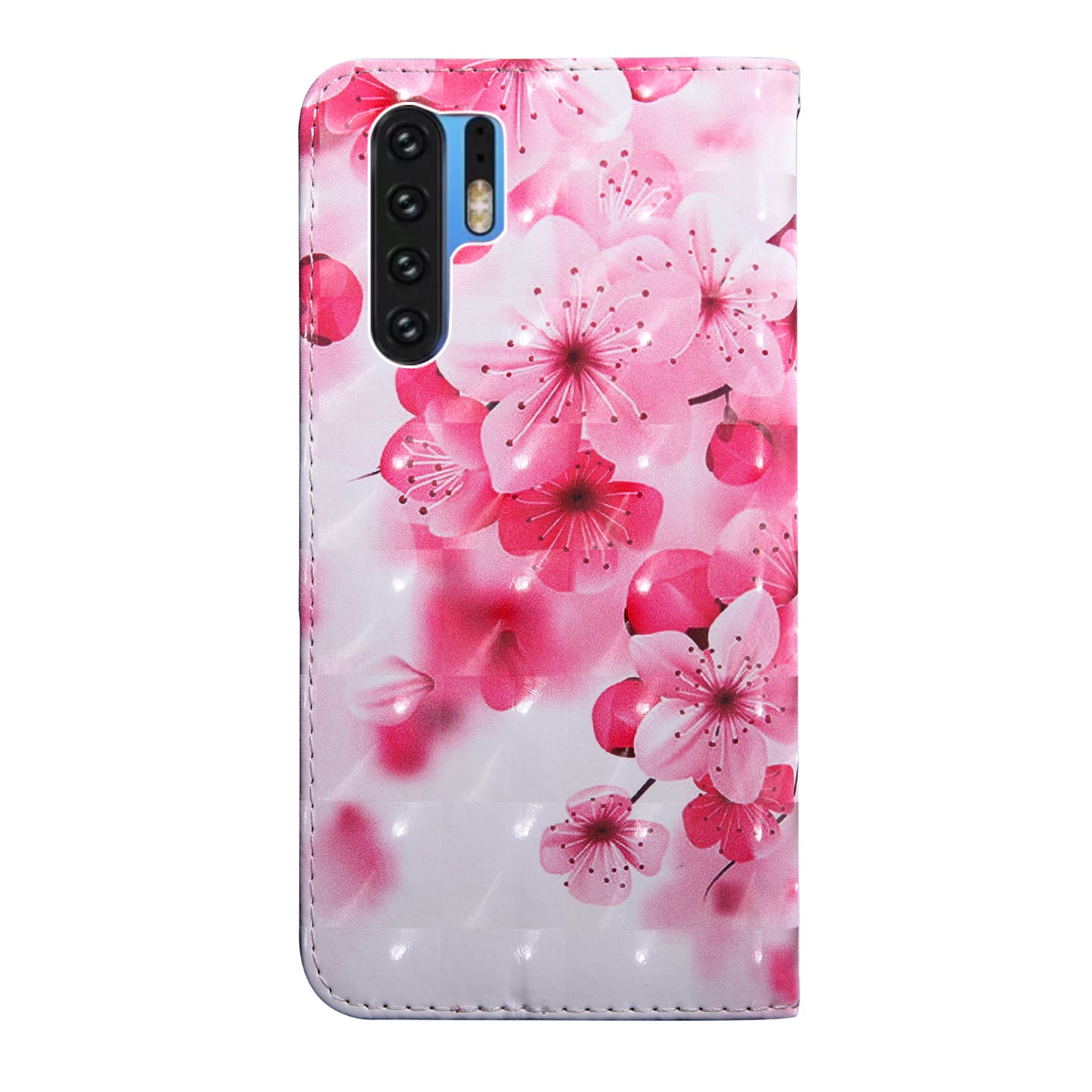 For Huawei P30 Pro Pattern Printing Light Spot Decor Leather Wallet Case
