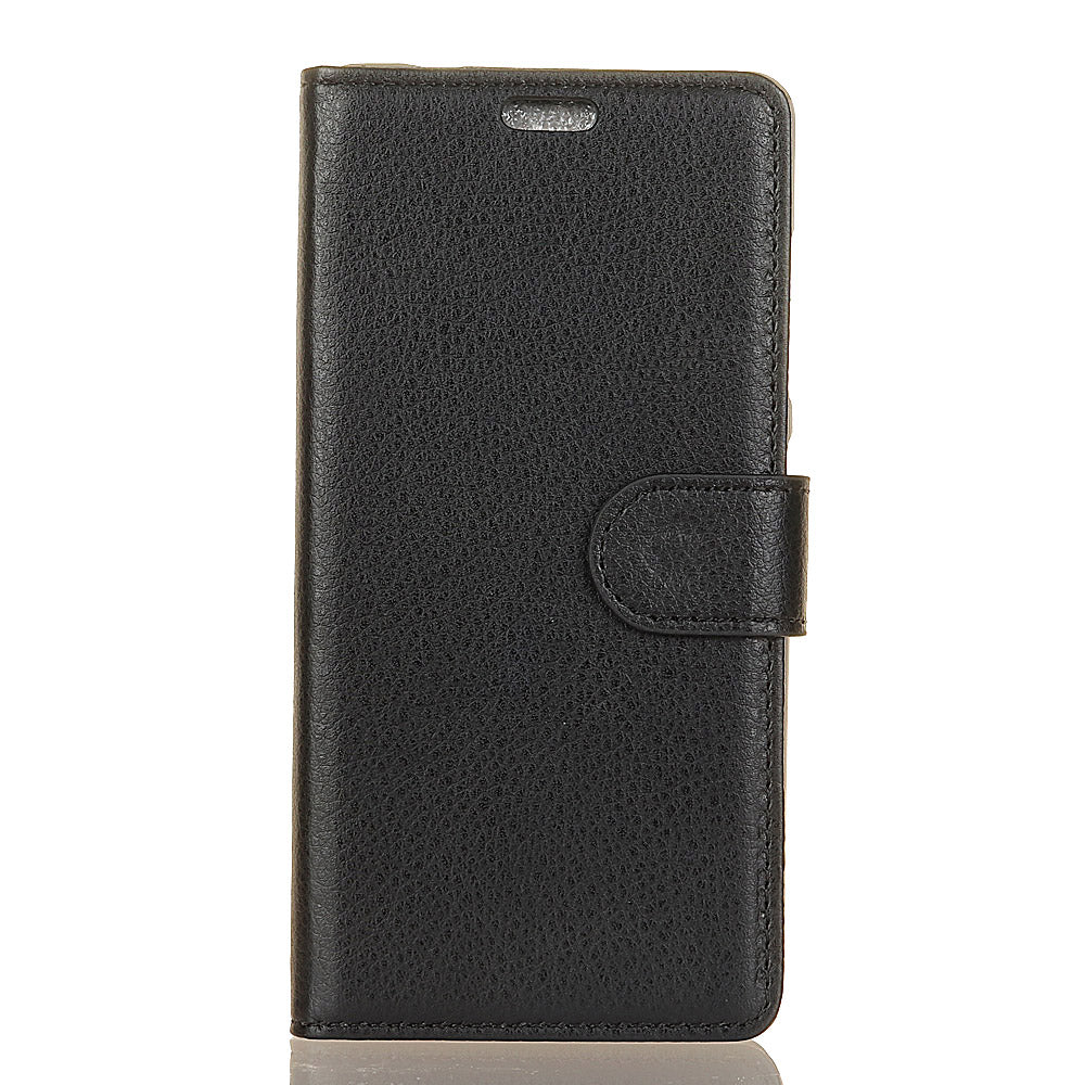 For Huawei P30 Lite Shockproof Phone Bag Covering Litchi Skin Wallet Leather Stand Case