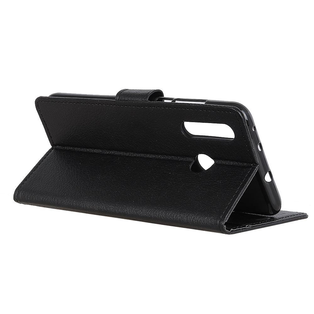 For Huawei P30 Lite Shockproof Phone Bag Covering Litchi Skin Wallet Leather Stand Case