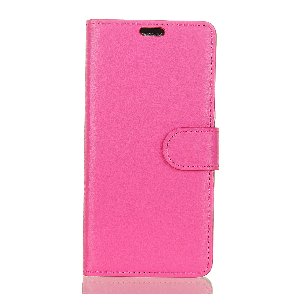 For Huawei P30 Lite Shockproof Phone Bag Covering Litchi Skin Wallet Leather Stand Case