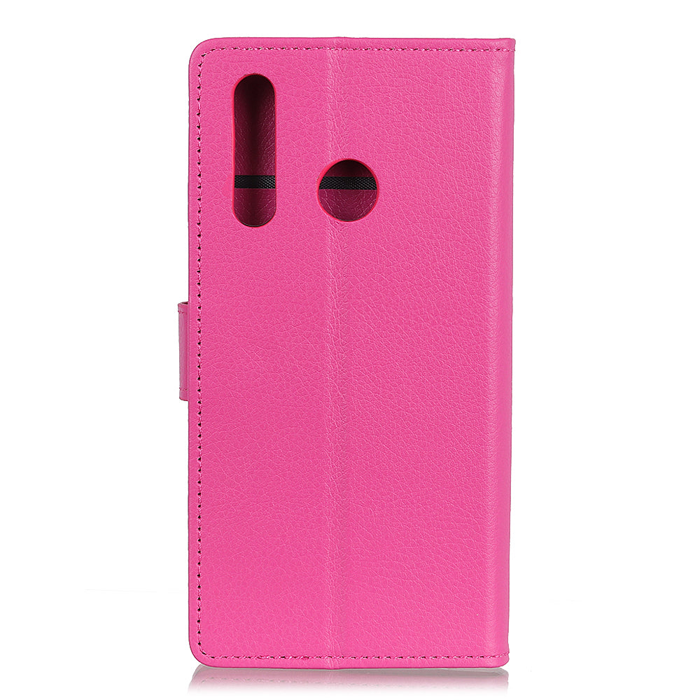 For Huawei P30 Lite Shockproof Phone Bag Covering Litchi Skin Wallet Leather Stand Case