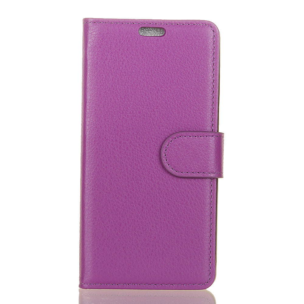 For Huawei P30 Lite Shockproof Phone Bag Covering Litchi Skin Wallet Leather Stand Case