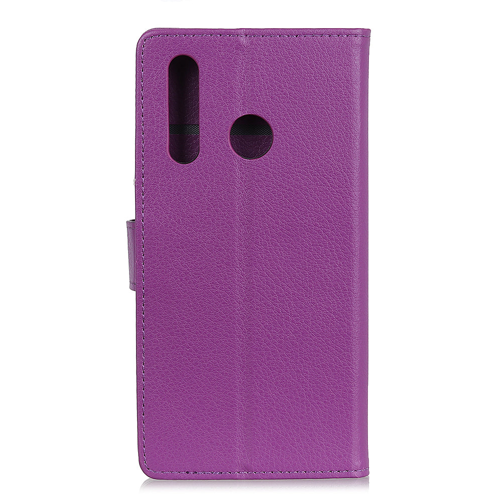 For Huawei P30 Lite Shockproof Phone Bag Covering Litchi Skin Wallet Leather Stand Case