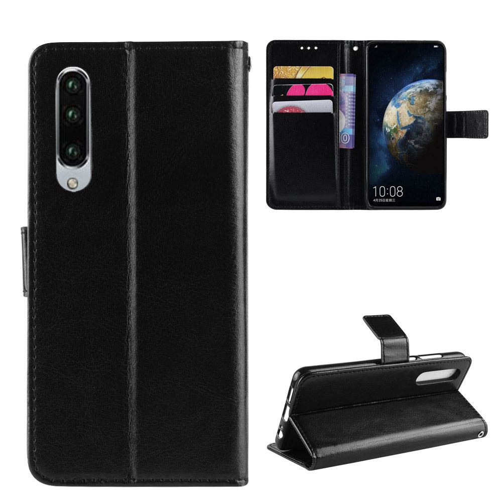For Huawei P30 Crazy Horse Wallet Leather Cell Phone Cover