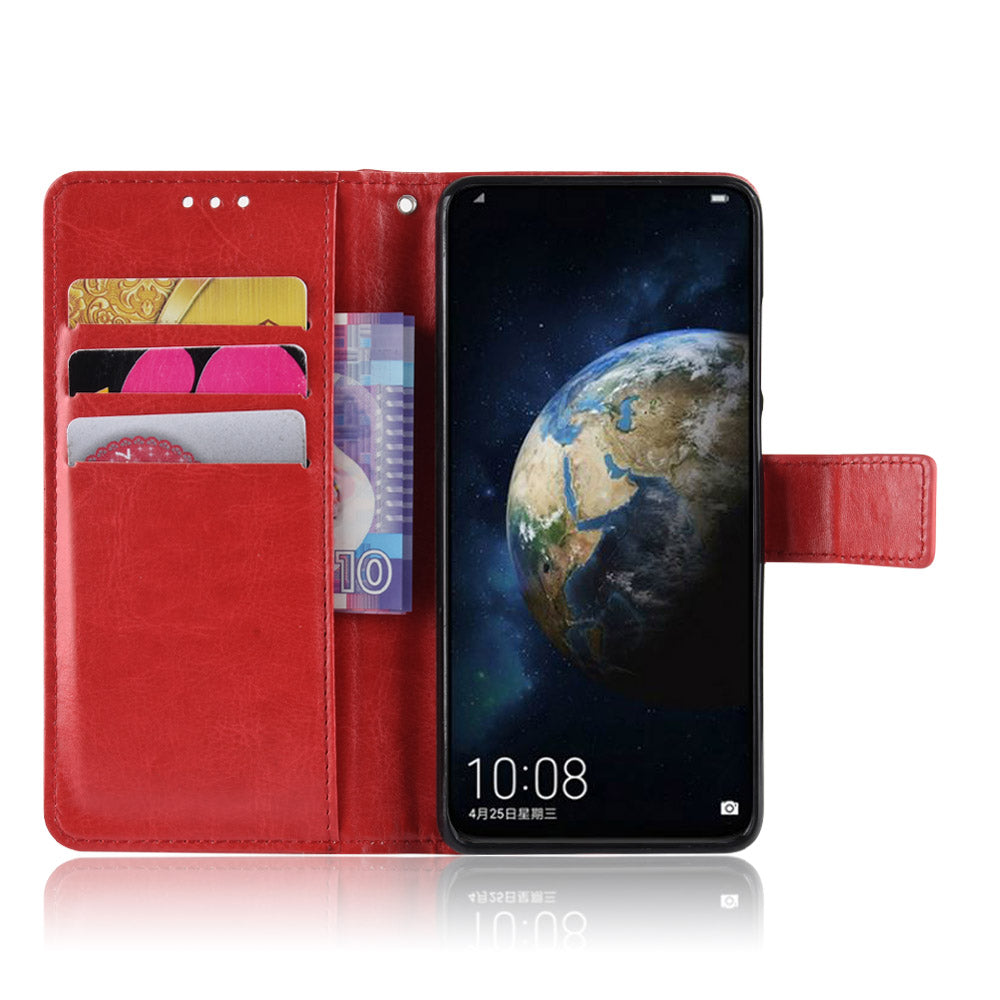 For Huawei P30 Crazy Horse Wallet Leather Cell Phone Cover
