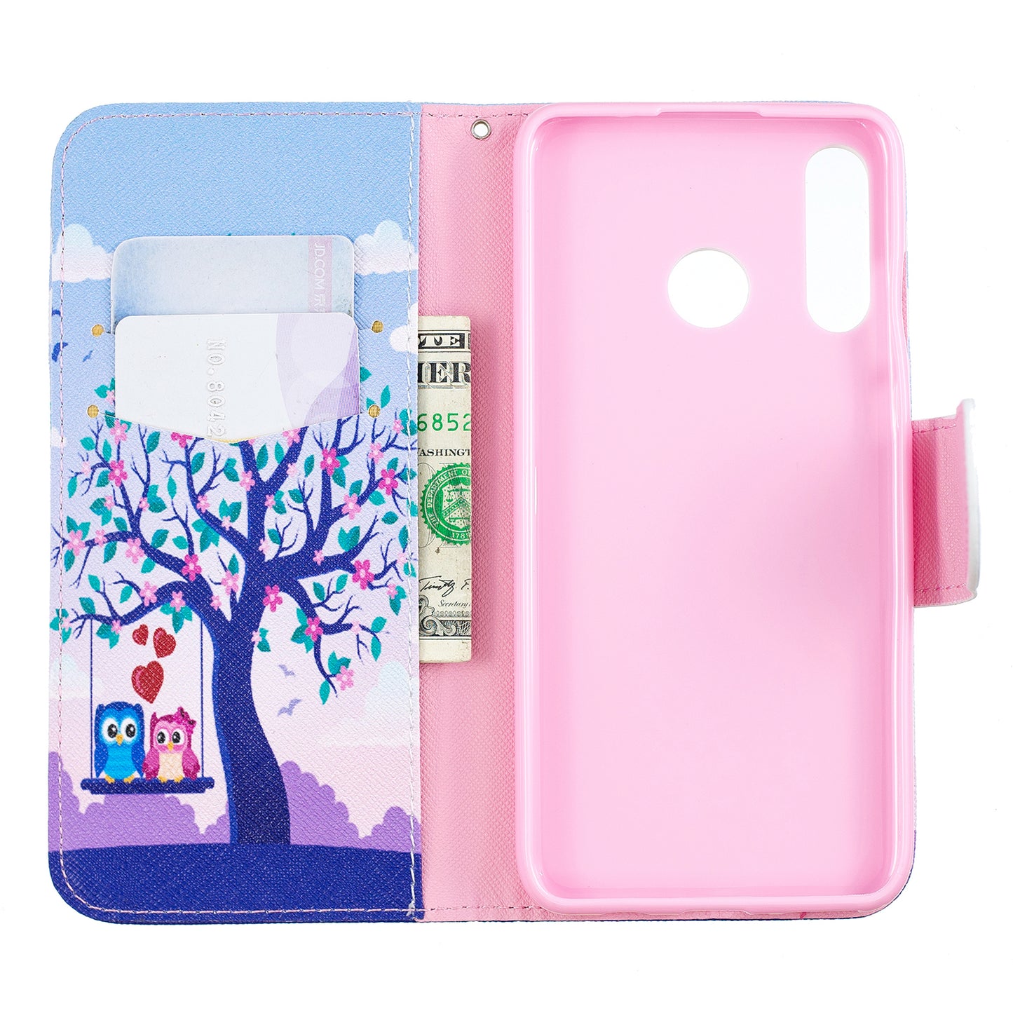 For Huawei P30 Lite Pattern Printing Leather Stand Wallet Case