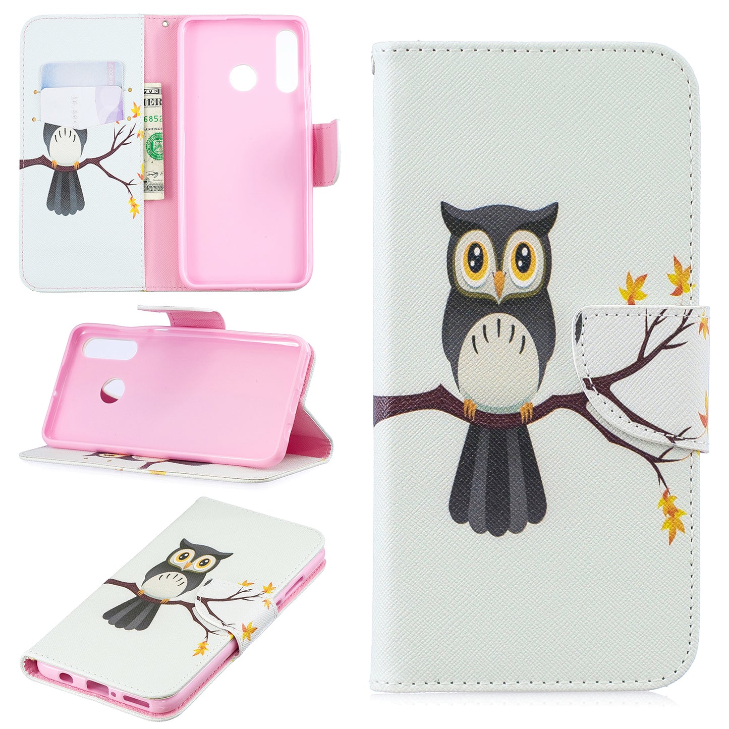 For Huawei P30 Lite Pattern Printing Leather Stand Wallet Case