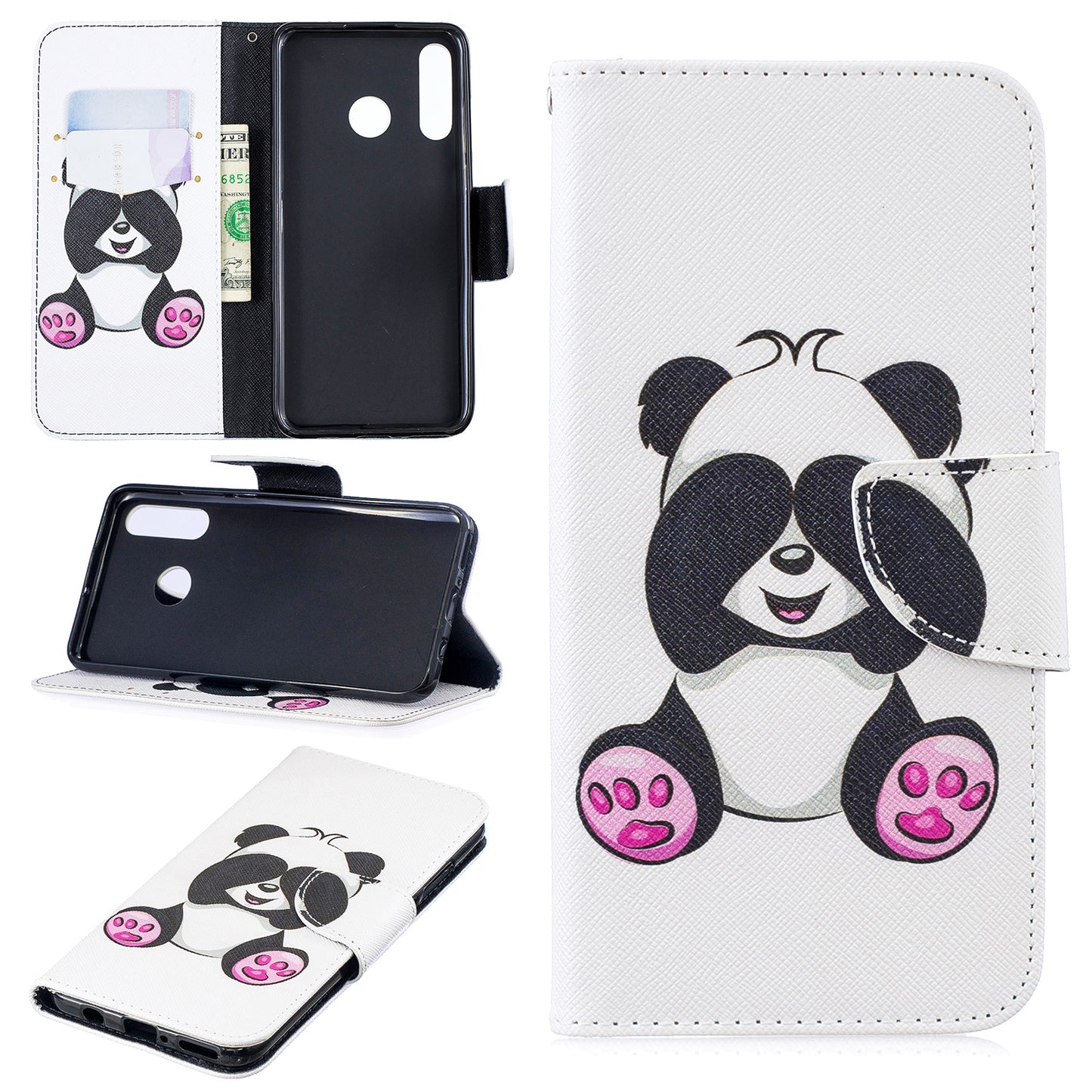 For Huawei P30 Lite Pattern Printing Leather Stand Wallet Case