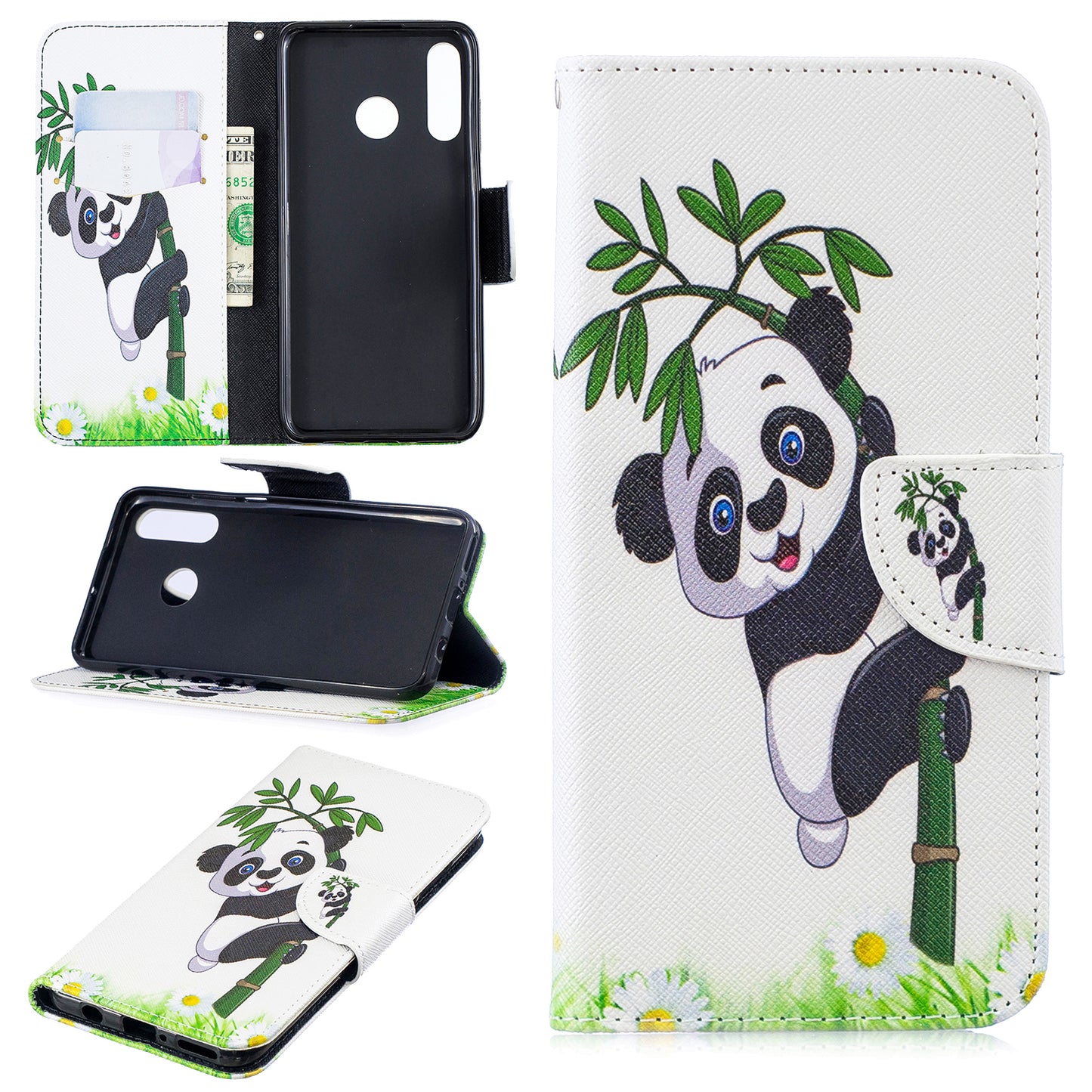 For Huawei P30 Lite Pattern Printing Leather Stand Wallet Case