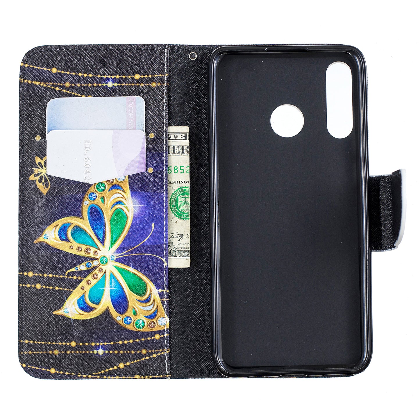 For Huawei P30 Lite Pattern Printing Leather Stand Wallet Case
